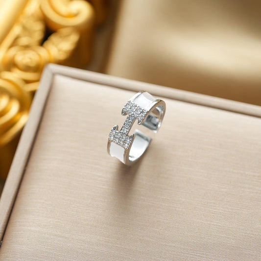 Modern Crystal Ring