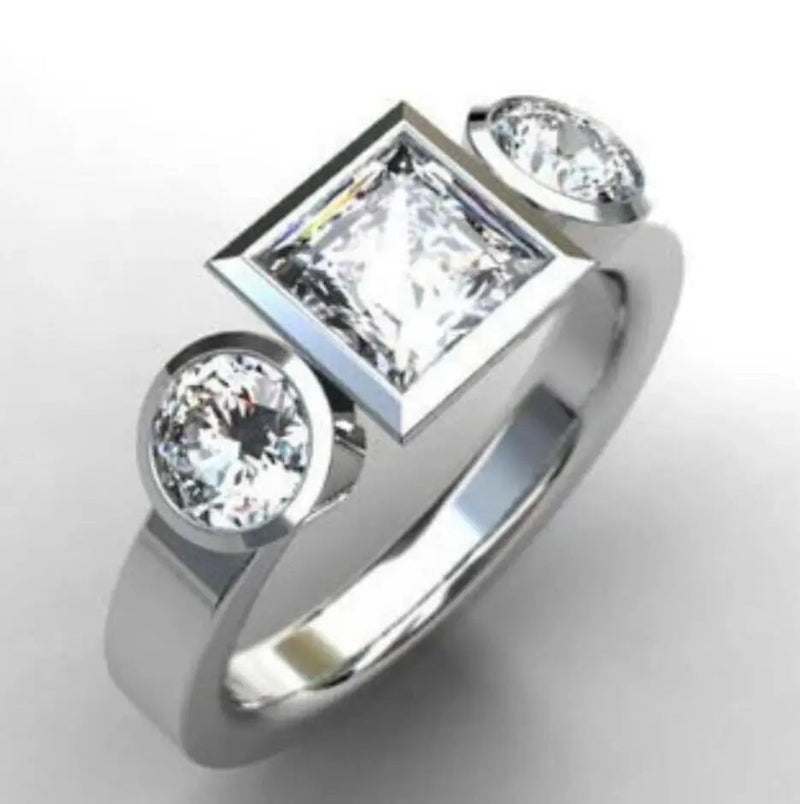 Modern Diamond Ring