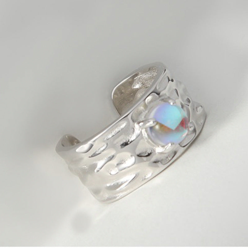 Modern Opal Cuff Ring