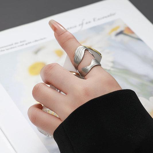 Modern Silver Ring