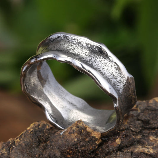 Modern Silver Ring