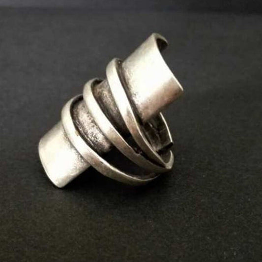Modern Silver Ring