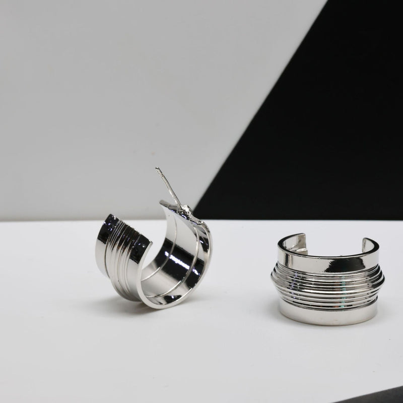 Modern Striped Earrings