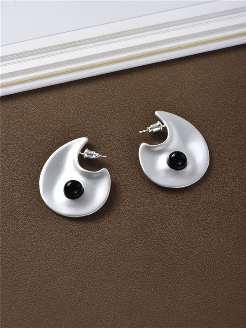 Modern Yin Yang Earrings