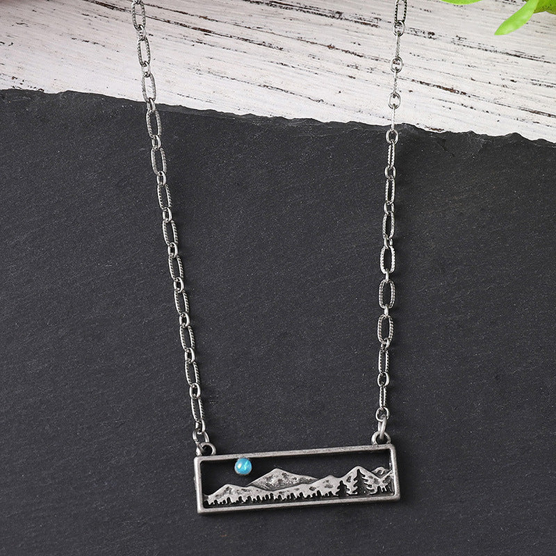 Mountain Landscape Necklace