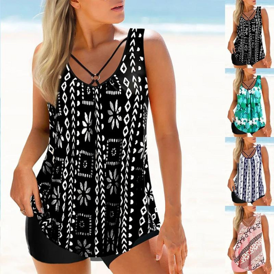 CD | Costum de baie elegant imprimat