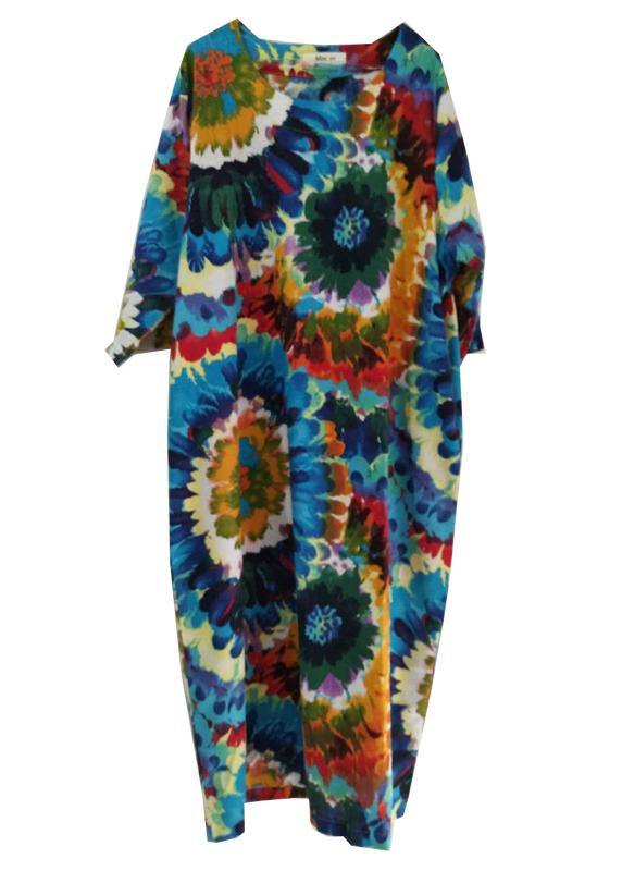 Tie Dye Summer Maxi Dresses