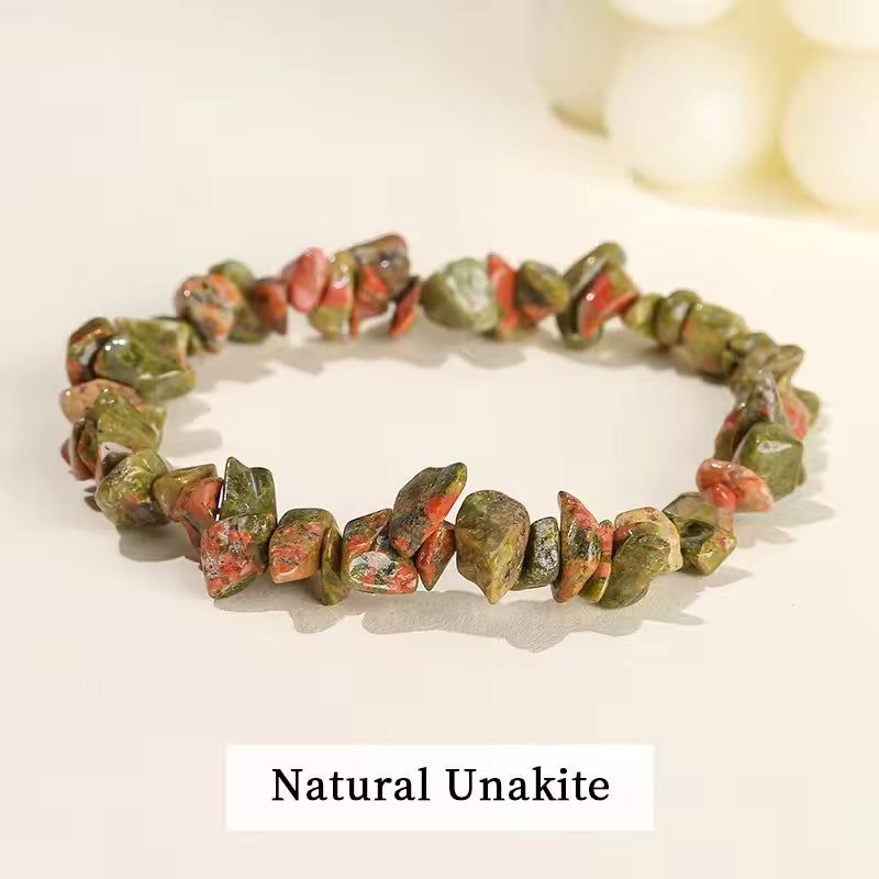 Natural Unakite Bracelet