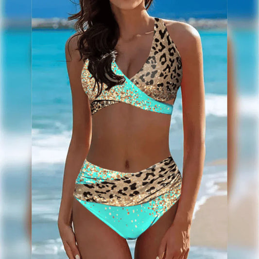 CD | Bikini cu imprimeu leopard