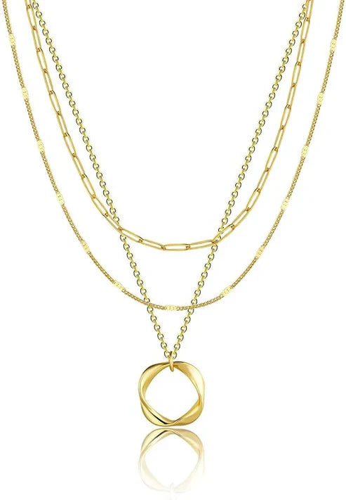 Carmen - Necklace With Gold Chain and Pendant