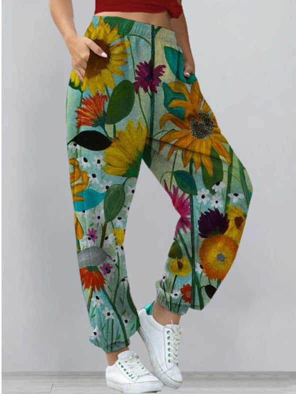 CD | Pantaloni eleganți și eleganți cu imprimeu streetwear