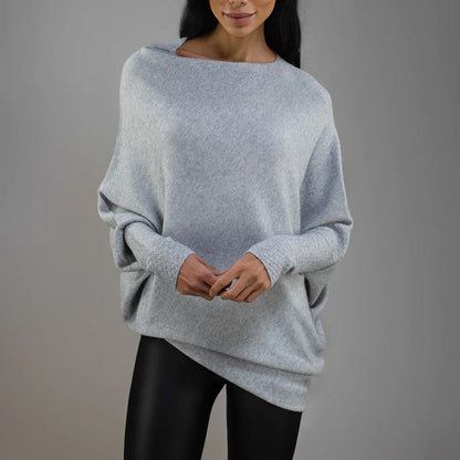 CD | Pulover casual cu decolteu rotund