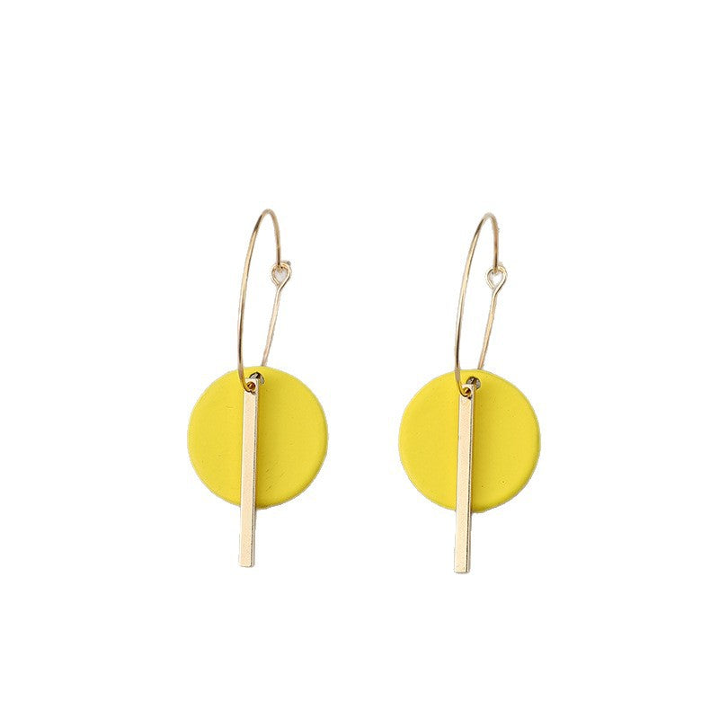 Vintage Obsidian Beam Earrings