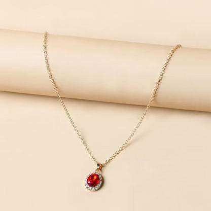 Elegant Emerald Halo Pendant Necklace
