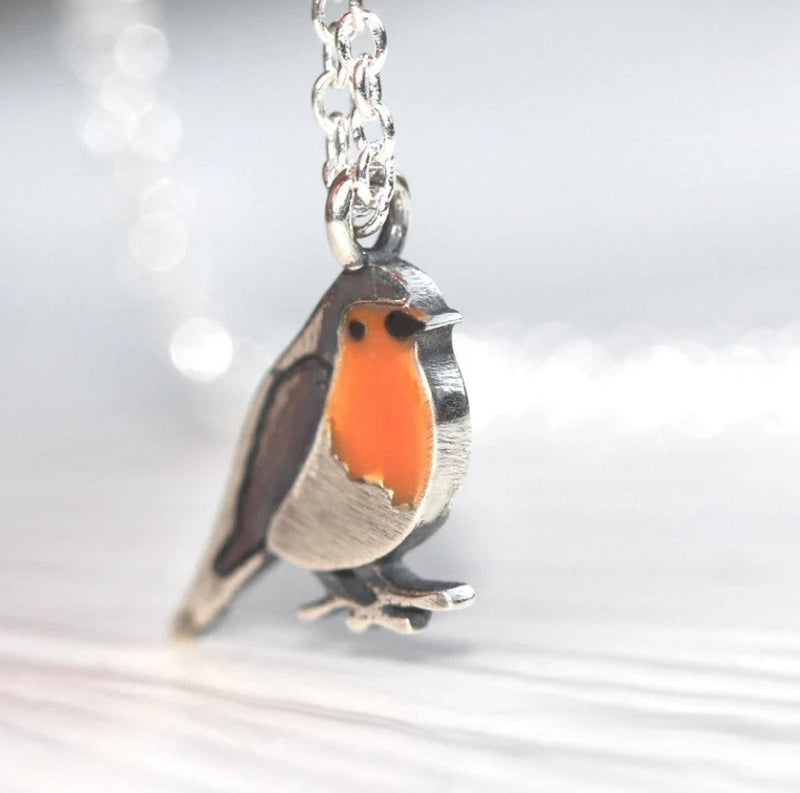 Vintage Branchbird Charm Necklace