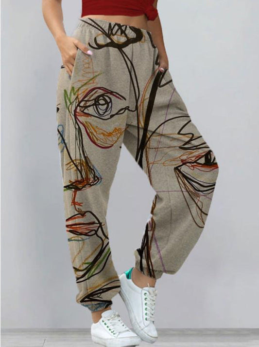 CD | Pantaloni imprimați șic și eleganți