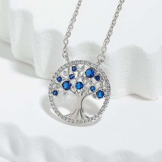 Tree Of Life Sapphire Necklace