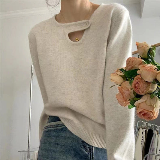 CD | Pulover elegant cu butoane