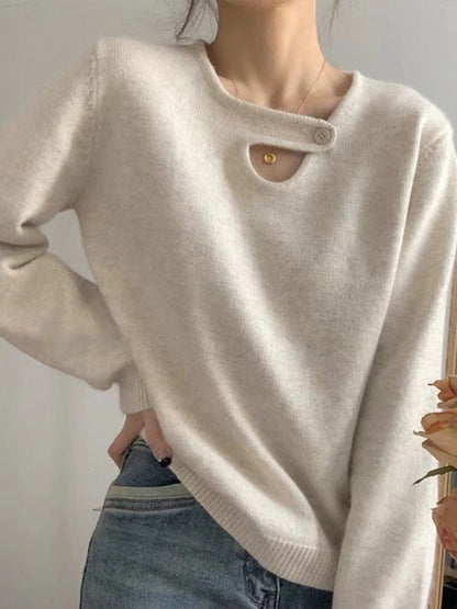 CD | Pulover elegant cu butoane