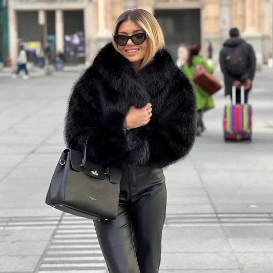 CD | Elegant sacou fleece pentru femei