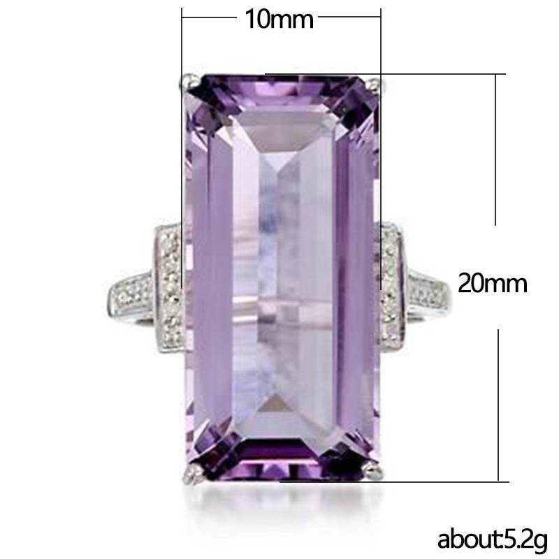 Elegant Twilight Amethyst Ring