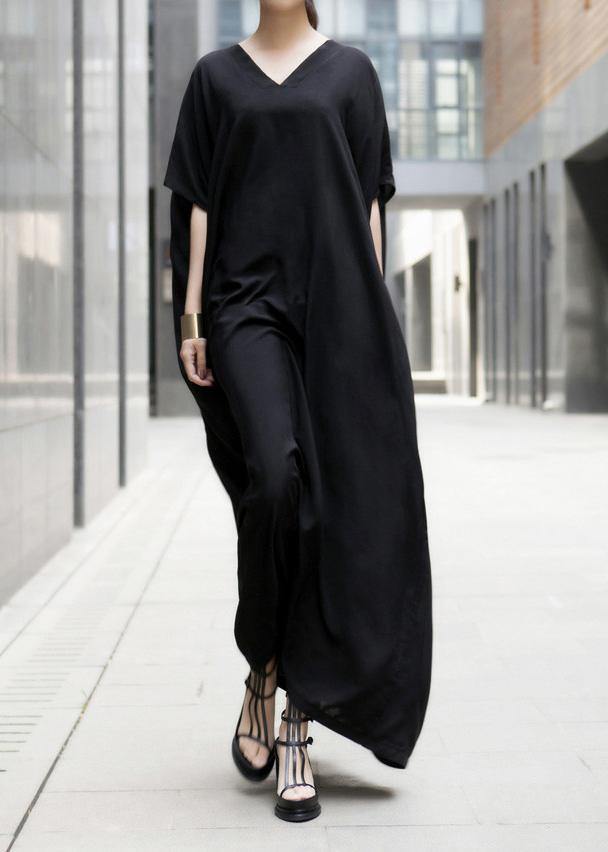 Black Maxi Dress Long Summer Dresses Caftan
