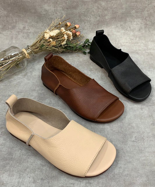 CD | Pantofi slip-on minimaliști, cu vârf deschis