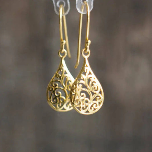 Ornate Gold Earrings
