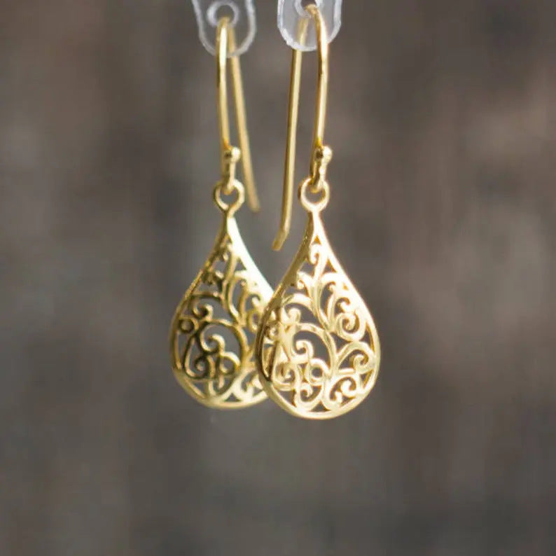 Ornate Gold Earrings