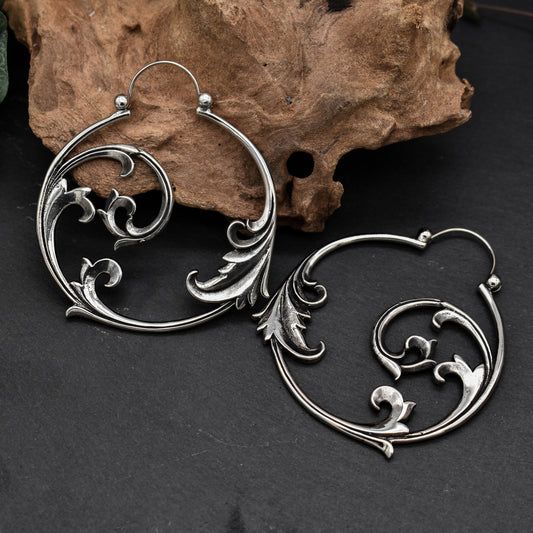 Ornate Spiral Earrings