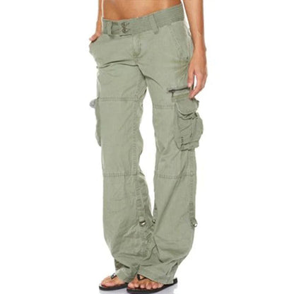 CD | Pantaloni cargo cu buzunare pentru femei