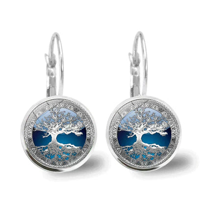 Silver Tree Of Life Earrings