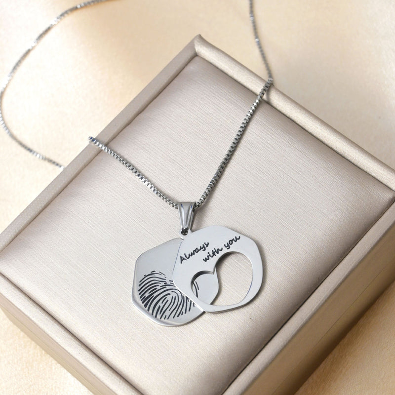 Personalized Fingerprint Necklace