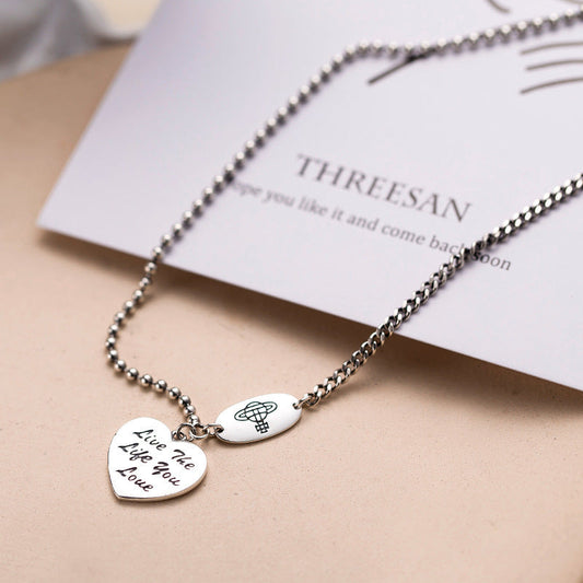 Personalized Heart Necklace