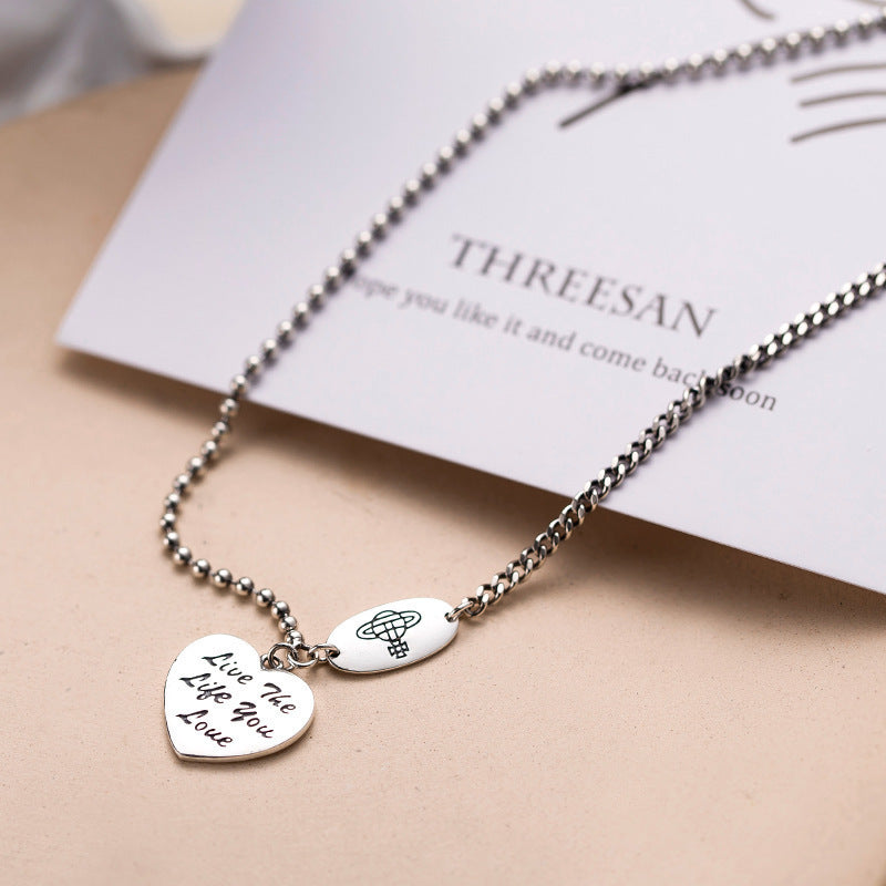 Personalized Heart Necklace