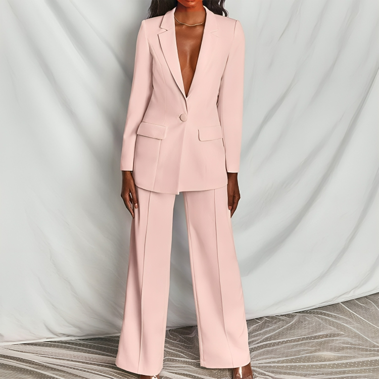 CD | Set elegant blazer și pantaloni pentru femei
