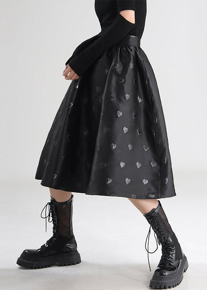 Boutique Black a Line Skirts Spring