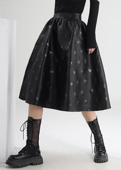Boutique Black a Line Skirts Spring