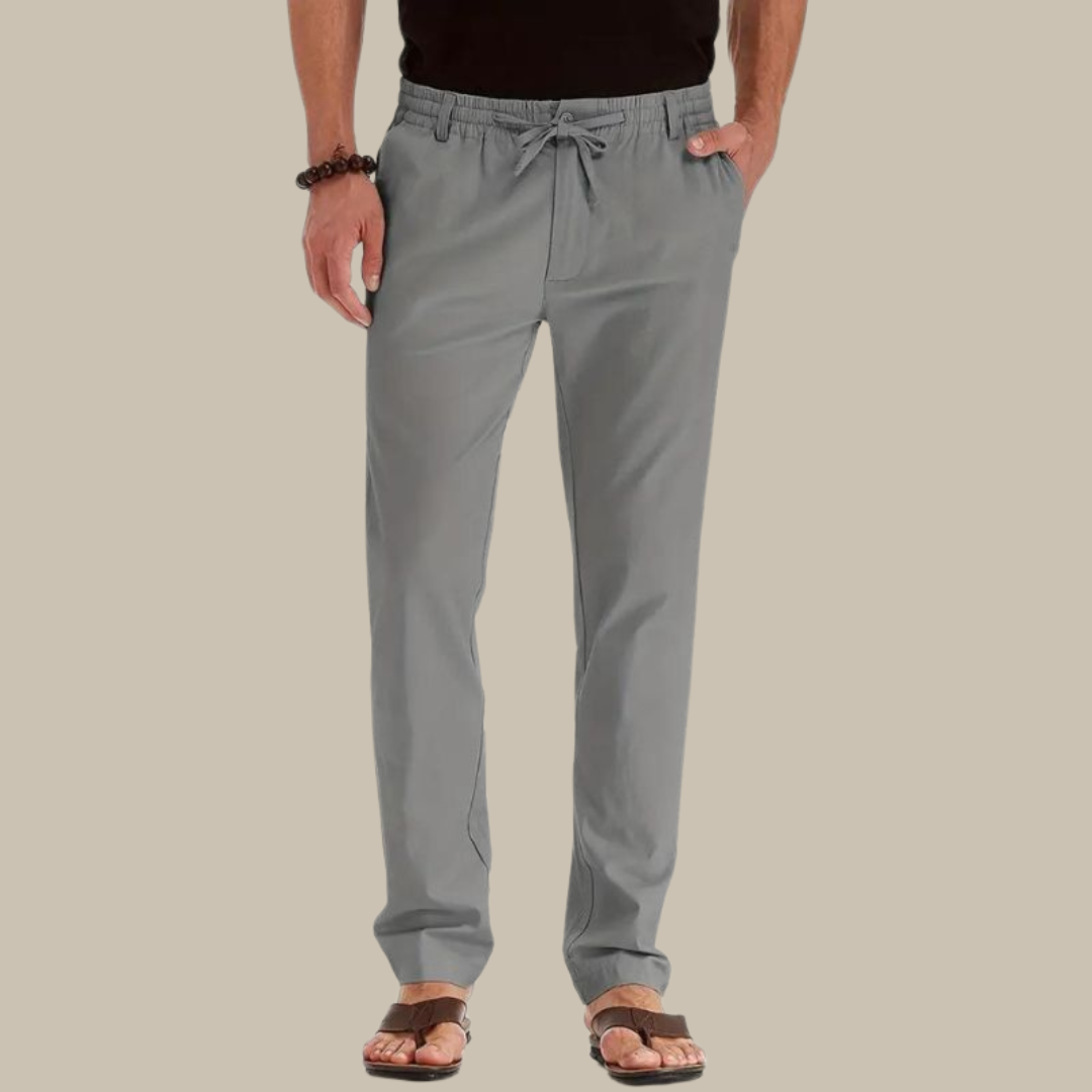CD | Pantaloni casual de vară cu talie elastică
