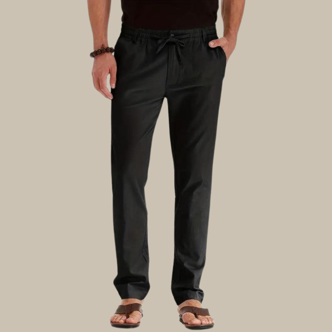 CD | Pantaloni casual de vară cu talie elastică