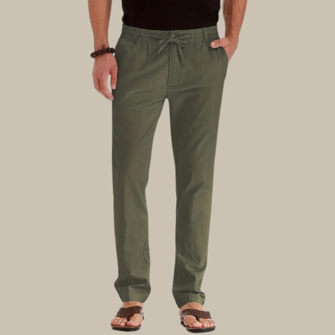 CD | Pantaloni casual de vară cu talie elastică
