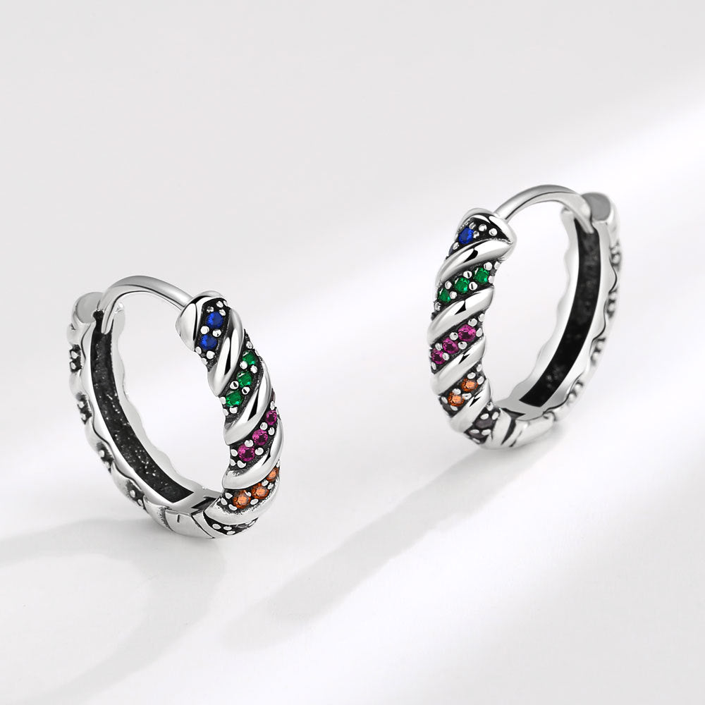 Rainbow Gemstone Earrings