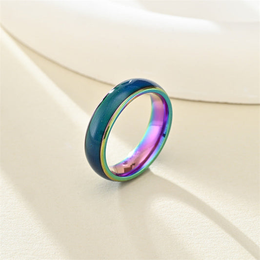Rainbow Titanium Ring