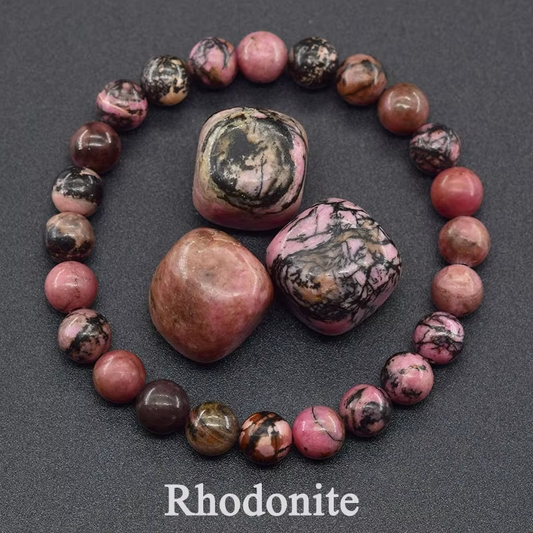 Rhodonite Beaded Bracelet