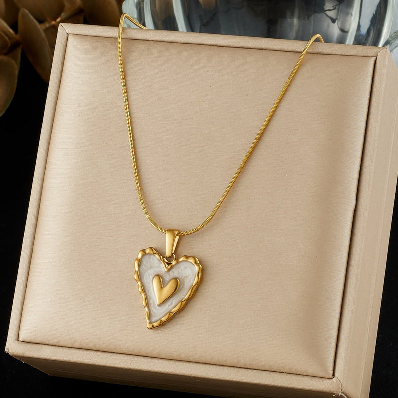 Romantic Gold Heart Necklace