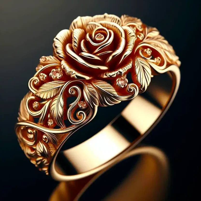 Romantic Rose Gold Ring