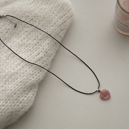 Romantic Rose Quartz Necklace
