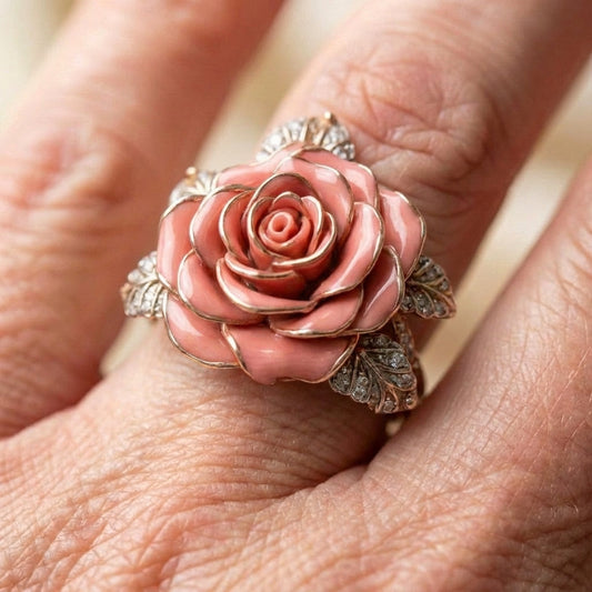 Romantic Rose Statement Ring