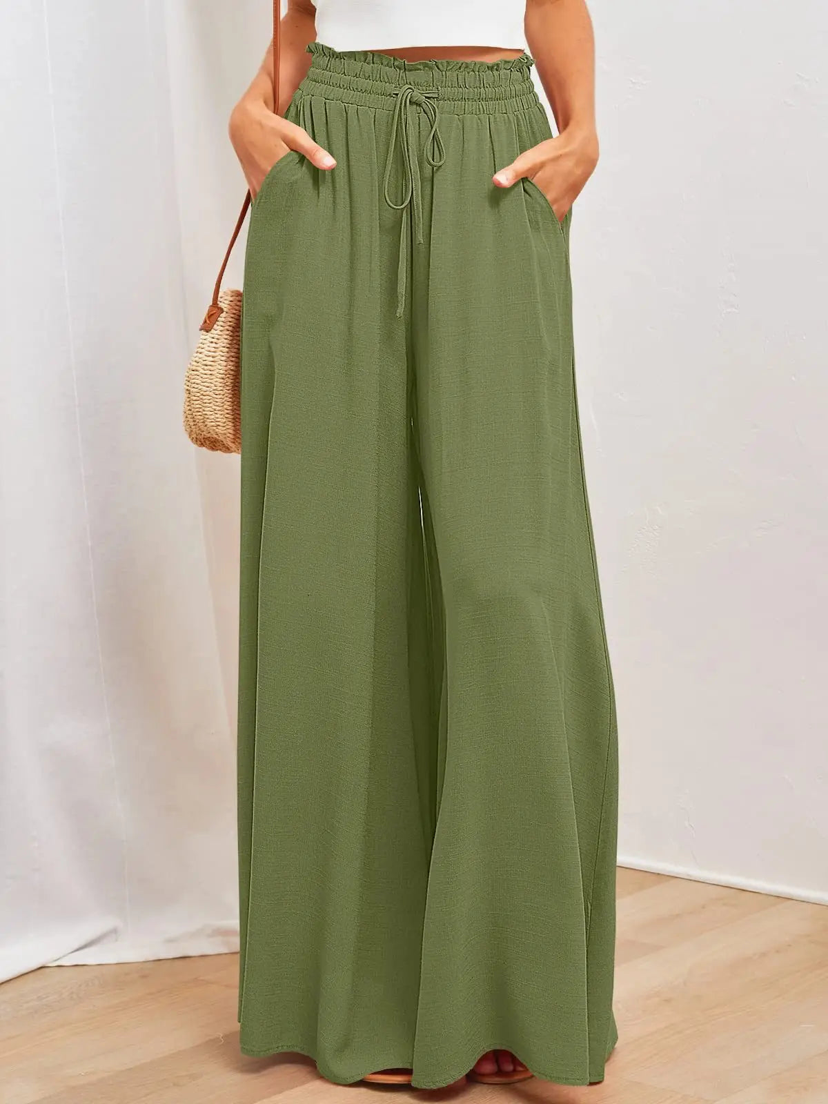 CD | Casual și elegant pantaloni largi de toamnă pentru femei