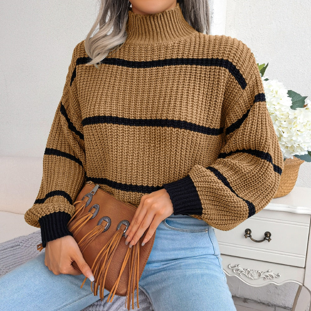 CD | Pulover casual cu dungi